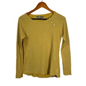 ❗️The North Face Women’s Tee Long Sleeve Thermal Small Yellow Casual Raglan